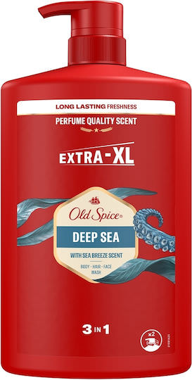 Old Spice Deep Sea Αφρόλουτρο σε Gel για Άνδρες 1000ml - Image 1