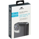 Rivacase Power Bank 20000mAh με 2 Θύρες USB-A Power Delivery Μαύρο - Image 4