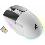 Sharkoon SGM50W Ασύρματο RGB Gaming Ποντίκι 6400 DPI Λευκό - Image 2