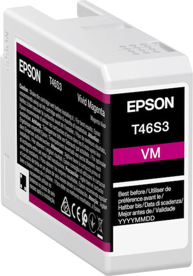 Epson UltraChrome PRO 46S30N Γνήσιο Μελάνι Εκτυπωτή InkJet Vivid Ματζέντα (C13T46S30N) - Image 1