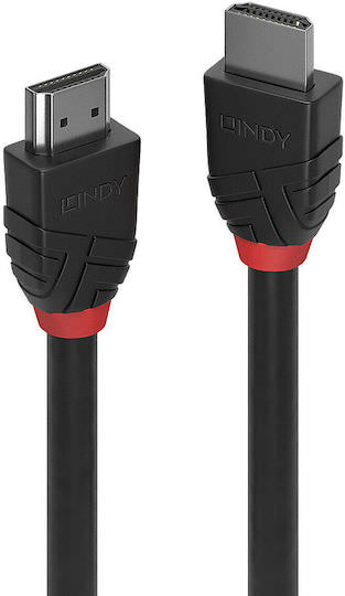 Lindy HDMI 2.1 Cable HDMI male - HDMI male 5m Μαύρο - Image 1