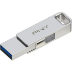 PNY Duo Link 64GB USB 3.2 Stick με σύνδεση USB-A & USB-C Ασημί - Image 4