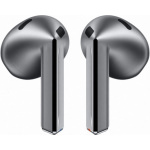 Samsung Galaxy Buds3 Bluetooth Handsfree Ακουστικά με Αντοχή στον Ιδρώτα και Θήκη Φόρτισης Silver - Image 2
