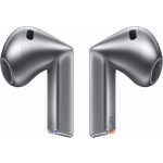 Samsung Galaxy Buds3 Bluetooth Handsfree Ακουστικά με Αντοχή στον Ιδρώτα και Θήκη Φόρτισης Silver - Image 4