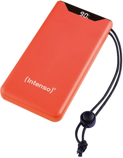 Intenso F10000 Power Bank 10000mAh 20W με Θύρα USB-A και Θύρα USB-C Quick Charge 3.0 Πορτοκαλί - Image 1