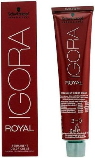 Schwarzkopf Igora Royal Βαφή Μαλλιών 3-0 Nº 60ml - Image 1