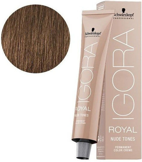 Schwarzkopf Igora Royal Nude Tones Toner 8-46 Ξανθό Ανοιχτό Μπεζ Μαρόν 60ml - Image 1