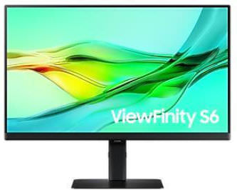 Samsung ViewFinity S6 S60UD IPS HDR Monitor 24" QHD 2560x1440 με Χρόνο Απόκρισης 5ms GTG - Image 1