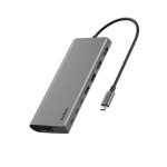 Belkin Connect USB-C Docking Station με HDMI 4K PD Ethernet και σύνδεση 2 Οθονών Γκρι