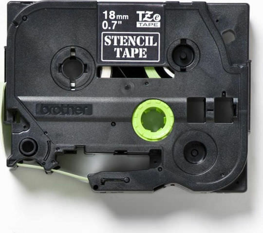 Brother Ταινία Ετικετογράφου 3m x 18mm σε Λευκό Χρώμα - Image 1