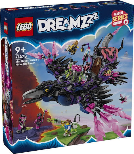 LEGO DREAMZzz The Never Witch's Midnight Raven για 9+ Ετών 1203τμχ - Image 1