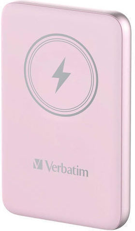 Verbatim Charge 'n' Go MagSafe Power Bank 10000mAh με Θύρα USB-C Power Delivery Ροζ - Image 1