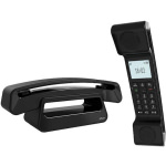 Alcatel ePure Iconic Ασύρματο Τηλέφωνο με Ελληνικό Μενού Μαύρο - Image 2