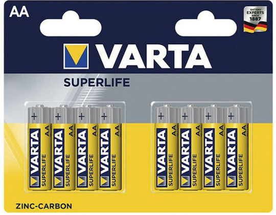 Varta Super Heavy Duty Μπαταρίες Zinc AA 1.5V 8τμχ - Image 1