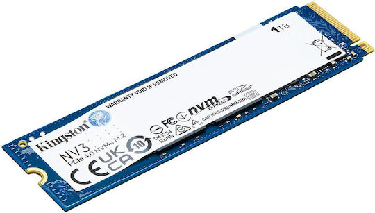 Kingston Nv3 SSD 1TB M.2 NVMe PCI Express 4.0 - Image 1