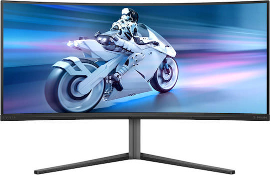 Philips Evnia 34M2C6500 Ultrawide QD-OLED HDR Curved Monitor 34" QHD 3440x1440 με Χρόνο Απόκρισης 0.03ms GTG - Image 1