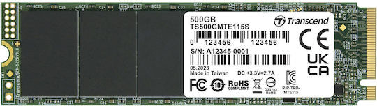 Transcend 115S SSD 500GB M.2 NVMe PCI Express 3.0 - Image 1