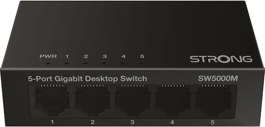 Strong SW 5000M Unmanaged L2 Switch με 5 Θύρες Gigabit (1Gbps) Ethernet - Image 1