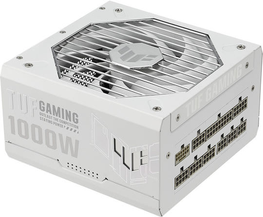 Asus TUF Gaming 1000 1000W Λευκό Τροφοδοτικό Υπολογιστή Full Modular 80 Plus Gold - Image 1