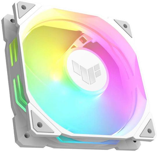 Asus TUF Gaming TR120 ARGB Case Fan με Σύνδεση 4-Pin PWM Λευκό - Image 1