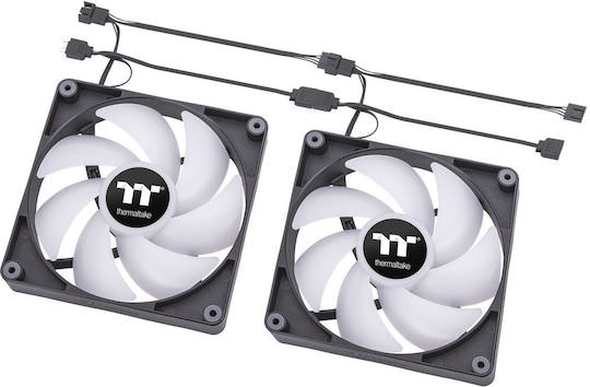Thermaltake CT140 Sync PC Case Fan με ARGB Φωτισμό και Σύνδεση 3-Pin / 4-Pin PWM 2τμχ - Image 1