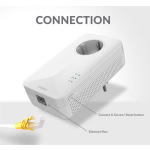 Strong Powerline 1000 V2 KIT Διπλό για Ενσύρματη Σύνδεση με Passthrough Πρίζα και Θύρα Gigabit Ethernet - Image 8