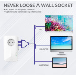 Strong Powerline 1000 V2 KIT Διπλό για Ενσύρματη Σύνδεση με Passthrough Πρίζα και Θύρα Gigabit Ethernet - Image 6