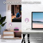 Strong Powerline 1000 V2 KIT Διπλό για Ενσύρματη Σύνδεση με Passthrough Πρίζα και Θύρα Gigabit Ethernet - Image 7