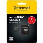 Intenso microSDHC 4GB Class 4 με αντάπτορα - Image 2