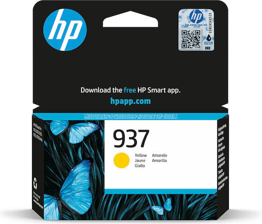 HP 937 Γνήσιο Μελάνι Εκτυπωτή InkJet Κίτρινο (4S6W4NE) - Image 1
