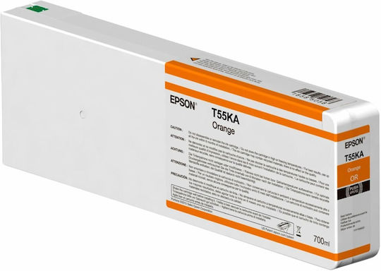 Epson T55KA Γνήσιο Μελάνι Εκτυπωτή InkJet Πορτοκαλί (C13T55KA00) - Image 1
