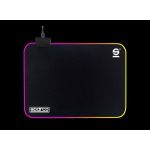 Sparco Gaming Mouse Pad 250mm με RGB Φωτισμό Μαύρο - Image 2
