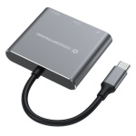 Conceptronic USB-C Docking Station με HDMI 4K PD Γκρι (DONN18G) - Image 3