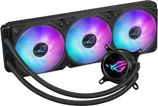 Asus ROG Strix LC III 360 ARGB (v1) Υδρόψυξη Επεξεργαστή Τριπλού Ανεμιστήρα 120mm για Socket AM4/AM5/1700/1200 - Image 1