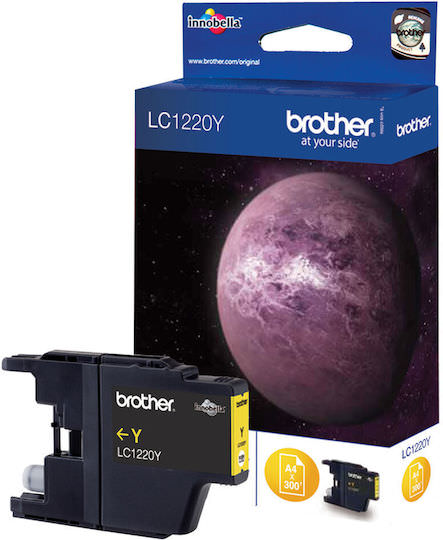 Brother LC1220 Γνήσιο Μελάνι Εκτυπωτή InkJet Κίτρινο (LC-1220Y) - Image 1