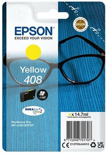 Epson 408 Γνήσιο Μελάνι Εκτυπωτή InkJet Κίτρινο (C13T09J44010) - Image 1