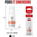 Canon GI-53 Γνήσιο Μελάνι Εκτυπωτή InkJet Κόκκινο (4717C001) - Image 3
