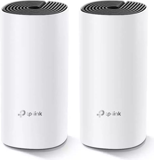 TP-LINK Deco M4 v2 WiFi Mesh Network Access Point Wi‑Fi 5 Dual Band (2.4 & 5GHz) σε Διπλό Kit - Image 1