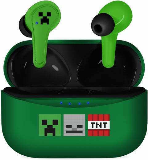 OTL Minecraft In-ear Bluetooth Handsfree Ακουστικά με Θήκη Φόρτισης Πράσινα - Image 1