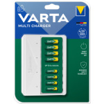 Varta Universal USB Φορτιστής Μπαταριών Μεγέθους σε Ασημί χρώμα - Image 3