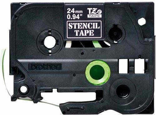 Brother P-touch Ταινία Ετικετογράφου 3m x 24mm σε Μαύρο Χρώμα - Image 1