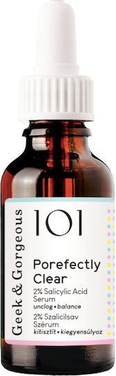 Geek & Gorgeous Porefectly Clear Serum 30 Ml Ορός 2% Σαλικυλικό Οξύ Σαρκοσίνη - Image 1