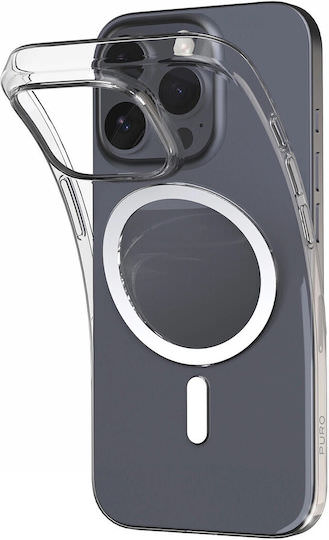 Puro 03 Mag Back Cover Σιλικόνης Διάφανο (iPhone 16 Pro Max) - Image 1