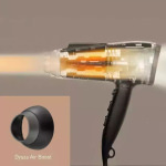 Panasonic Eh-ne87-k825 Hair Dryer Ionization Diffuser Cold Air 1800w 2 Speed Settings 3 Temperature Levels - Image 4