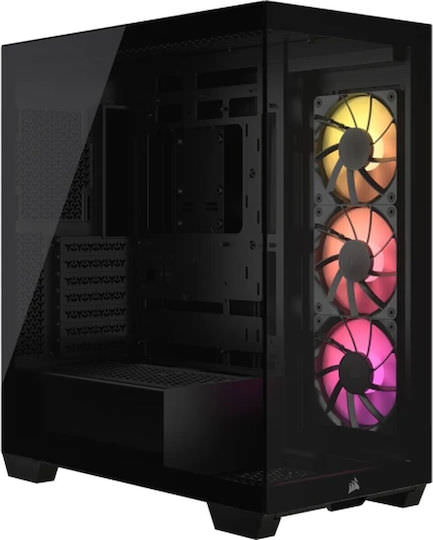 Corsair 3500X ARGB Gaming Midi Tower Κουτί Υπολογιστή με Πλαϊνό Παράθυρο Μαύρο - Image 1