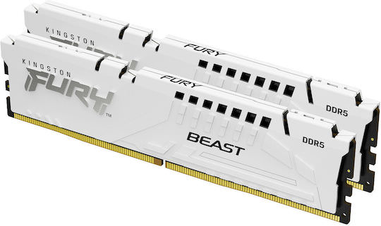 Kingston Fury Beast DDR5 με Module 1x32GB και Ταχύτητα 6000 για Desktop - Image 1