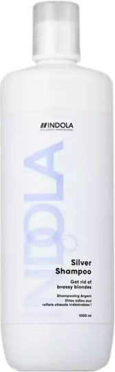 Indola Silver Σαμπουάν Ενυδάτωσης & Διατήρησης Χρώματος για Βαμμένα Μαλλιά 1000ml - Image 1