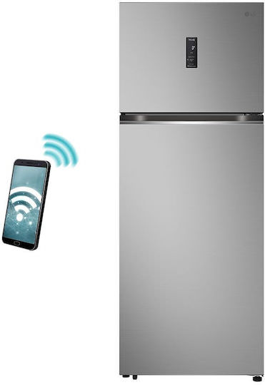 LG Ψυγείο Δίπορτο 461lt Total NoFrost Υ184.5xΠ70xΒ72.5εκ. Inox GTBV44PYBKD - Image 1