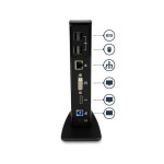 StarTech USB-A Docking Station με HDMI 4K Ethernet και συνδεση 2 Οθονών Μαύρο (USB3SDOCKHD) - Image 2