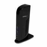 StarTech USB-A Docking Station με HDMI 4K Ethernet και συνδεση 2 Οθονών Μαύρο (USB3SDOCKHD)